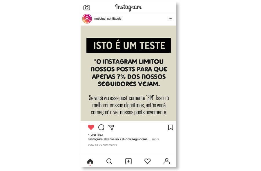 Alcance do Instagram